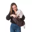 Juliette kutya és cica hordozó táska - barna