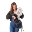 Juliette kutya hordozó táska - sötétkék