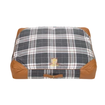 Oxford matrac kutyáknak - barna és kockás