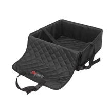 Fox kutya szállító, hordozó, ülésvédő autóba - Fekete