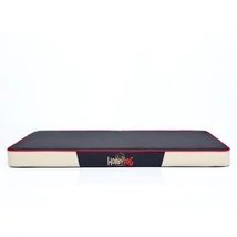 Premium bőr matrac kutyáknak és macskáknak - fekete és bézs