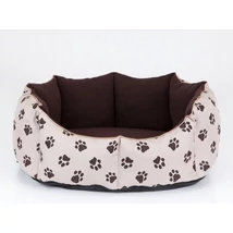 New York kutyaágy és macskaágy - bézs tappancs mintával