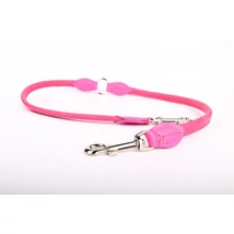 Bőr póráz ketté osztó - Rózsaszín