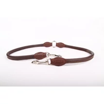 Bőr póráz ketté osztó - Barna