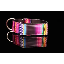 Mozaik agár nyakörv - Fekete mozaik - 40mm / 30-40cm