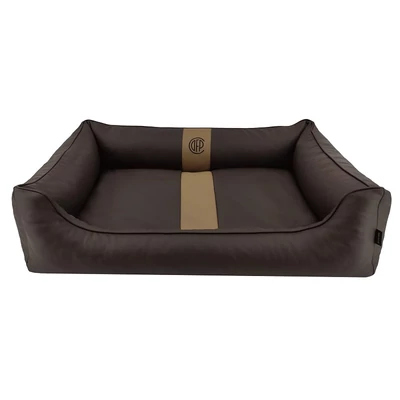 Oslo kutya és macska műbőr fekhely - barna