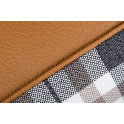 Oxford matrac kutyáknak - barna és kockás