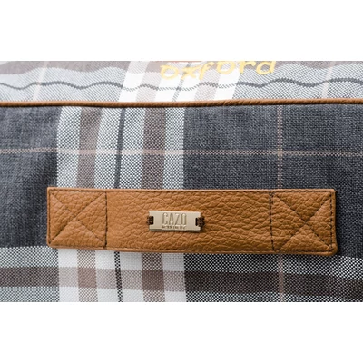 Oxford matrac kutyáknak - barna és kockás