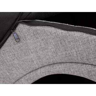 Inari szivacs kutyaház és cicaház - világosszürke, fekete