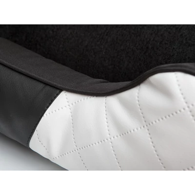 Cesarean Exclusive bőr kutyaágy és macskaágy - fehér és fekete