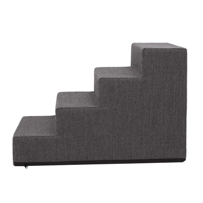 Inari lépcső - 4 fokos, 40cm magas - grafitszürke