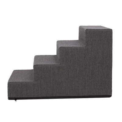 Inari lépcső - 4 fokos, 40cm magas - grafitszürke