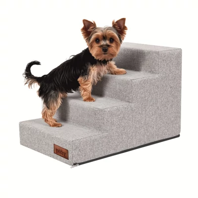 Inari lépcső - 4 fokos, 40cm magas - világosszürke