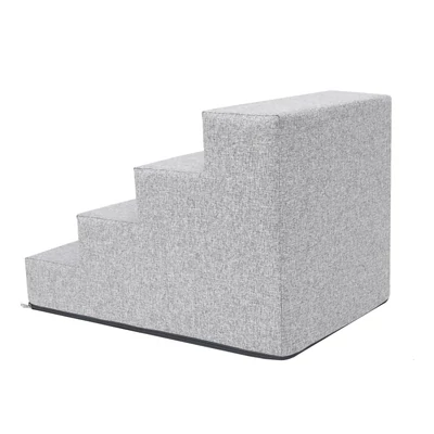 Inari lépcső - 4 fokos, 40cm magas - világosszürke