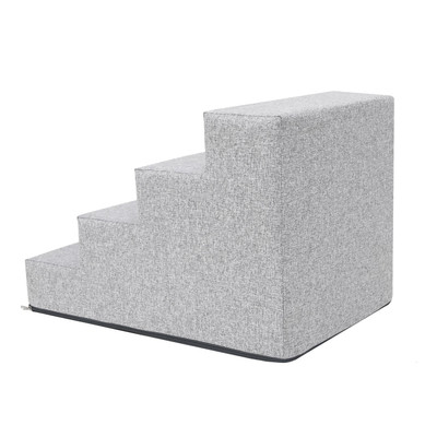 Inari lépcső - 4 fokos, 40cm magas - világosszürke