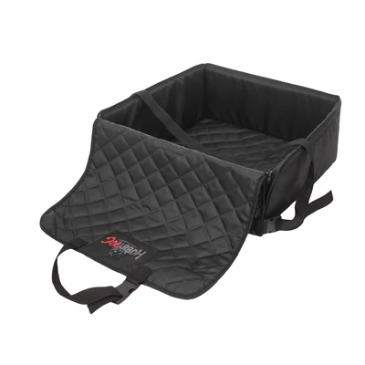 Fox kutya szállító, hordozó, ülésvédő autóba - Fekete