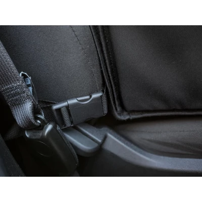 Fox kutya szállító, hordozó, ülésvédő autóba - Fekete