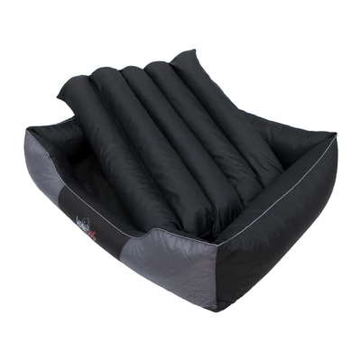 Premium kutyaágy és macskaágy - fekete és szürke