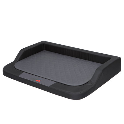 Medico Standard memóriahabos ortopédiai kutyaágy és macskaágy - fekete és szürke - 94x62cm Medico Standard memóriahabos ortopédiai kutyaágy és macskaágy - fekete és szürke - 94x62cm