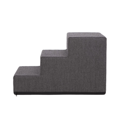 Inari lépcső - 3 fokos, 30cm magas - grafitszürke