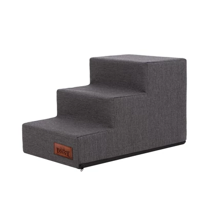 Inari lépcső - 3 fokos, 30cm magas - grafitszürke