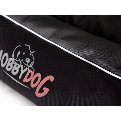 Oval kutyaágy - fekete és szürke