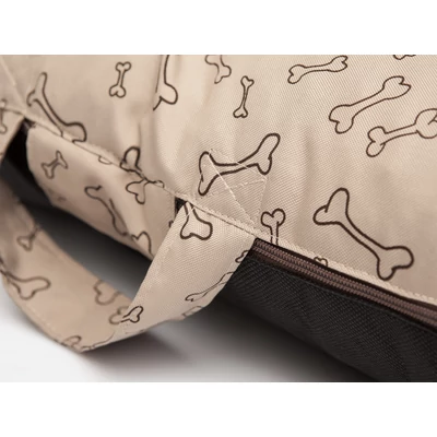 Ponton Prestige kutyaágy és macskaágy - csont mintás bézs