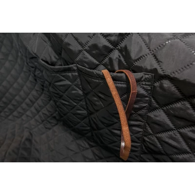 Első, hátsó ülés védő takaró kutya szállításához - Fekete