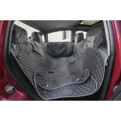 Első, hátsó ülés védő takaró kutya szállításához - Szürke