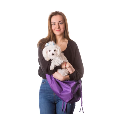 Juliette kutya és cica hordozó táska - lila