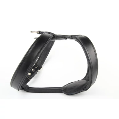 Kutyahám valódi bőrből (nagy) - Fekete