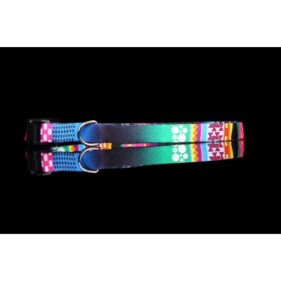 Mozaik nyakörv - Fekete mozaik - 10 mm / 30-40cm 